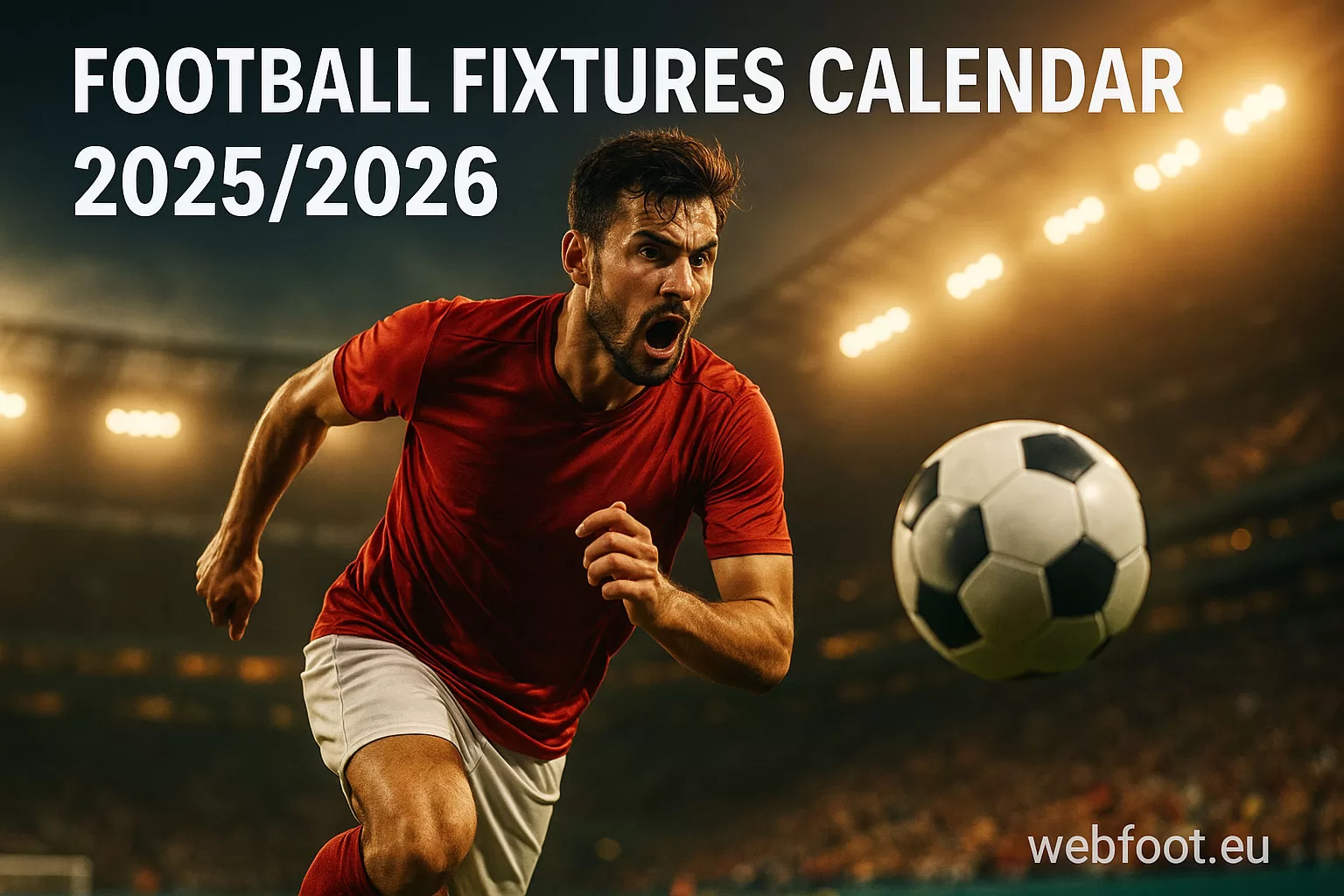 Football Fixtures Calendar 2025 2026 – Today’s Matches, Live Scores & Predictions | Webfoot
