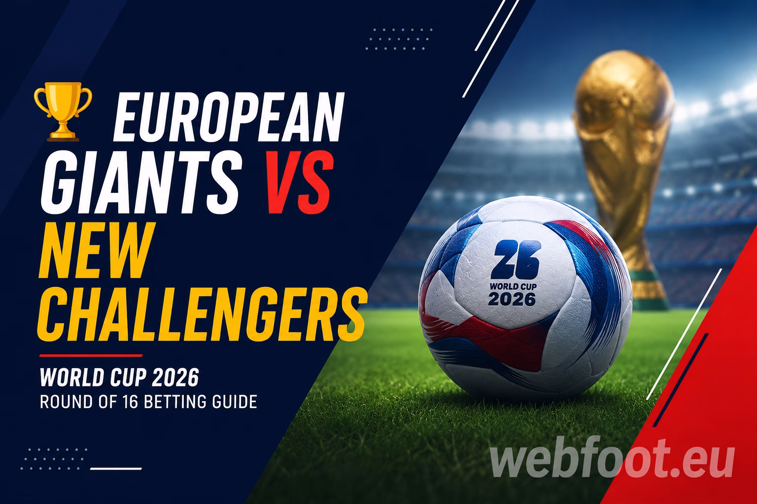 European Giants vs New Challengers – World Cup 2026 Round of 16 Betting Guide